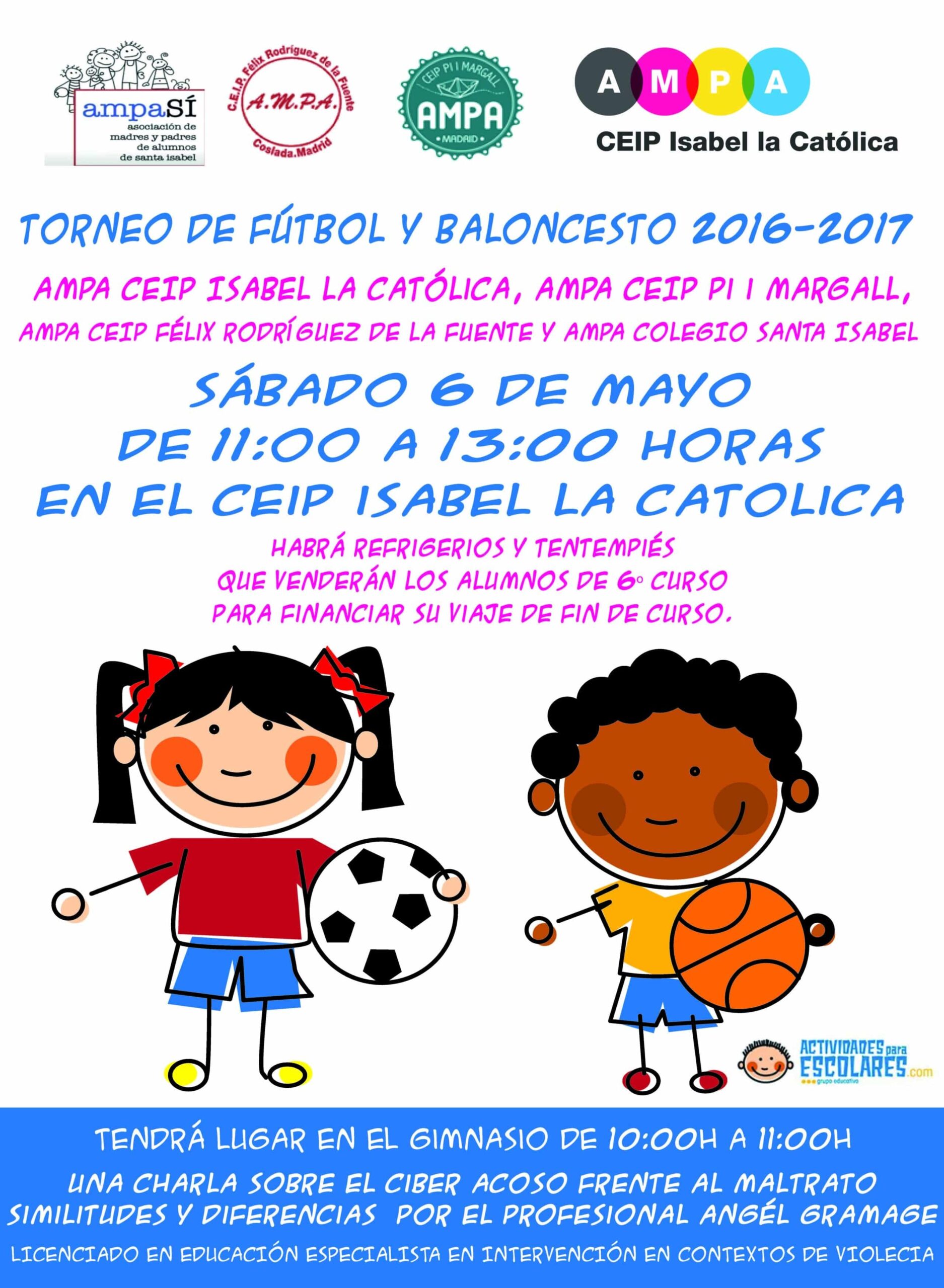 Torneo entre AMPAS PI FELIX CATOLICA MAYO